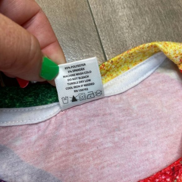 MAC Cosmetics Pride T-shirt Mens Medium Glam For Love Short Sleeve Rainbow - Picture 6 of 6